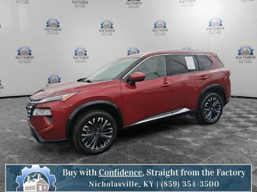Scarlet 2026 Nissan Rogue Platinum