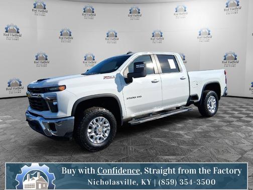 Summit White 2025 Chevrolet Silverado 2500 LT