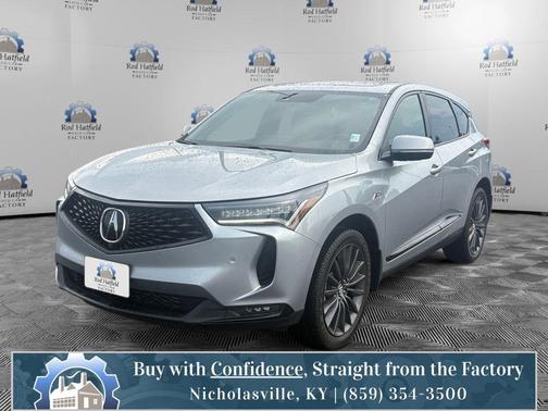 Lunar Silver Metallic 2024 Acura RDX A-Spec Advance Package