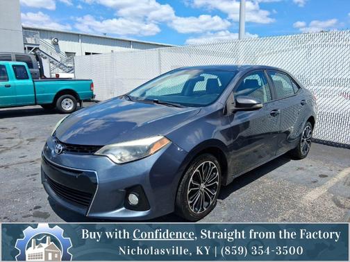 Slate Metallic 2015 Toyota Corolla S Plus