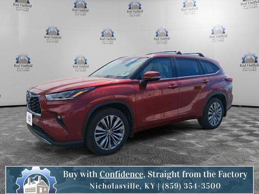 Ruby Flare Pearl 2021 Toyota Highlander Platinum
