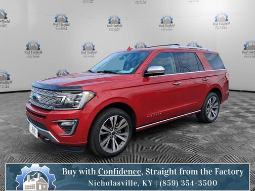 Rapid Red Metallic Tinted Clearcoat 2020 Ford Expedition Platinum