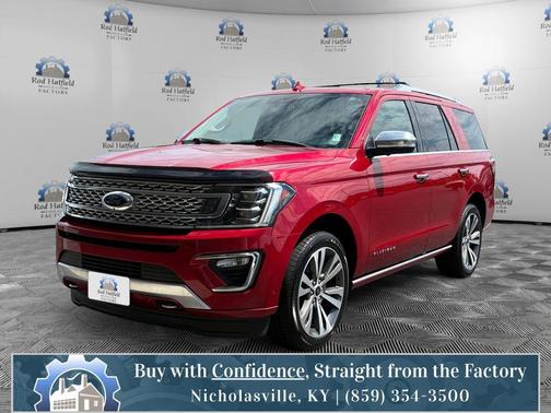 Rapid Red Metallic Tinted Clearcoat 2020 Ford Expedition Platinum