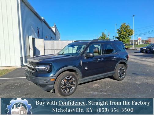 Alto Blue Metallic Tinted Clearcoat 2021 Ford Bronco Sport Outer Banks