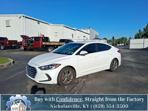 Quartz White Pearl 2018 Hyundai ELANTRA SEL