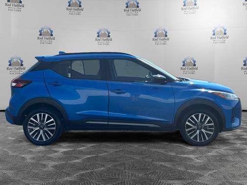 Electric Blue Metallic 2024 Nissan Kicks SR
