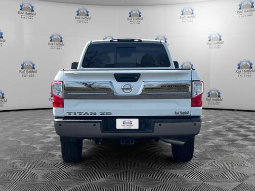 Pearl White 2016 Nissan Titan XD Platinum Reserve