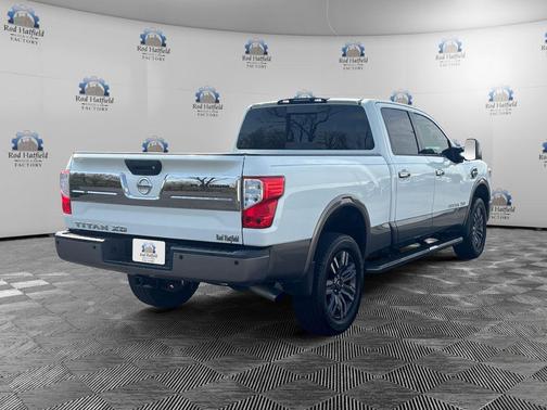 Pearl White 2016 Nissan Titan XD Platinum Reserve
