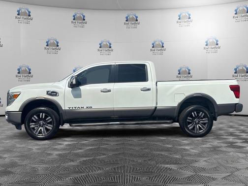 Pearl White 2016 Nissan Titan XD Platinum Reserve