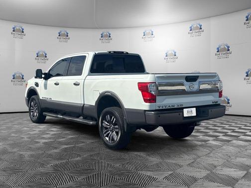 Pearl White 2016 Nissan Titan XD Platinum Reserve