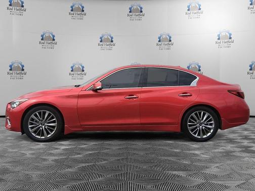 Dynamic Sunstone Red 2022 INFINITI Q50 3.0t LUXE