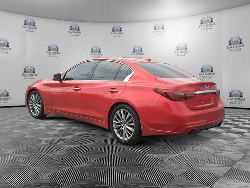 Dynamic Sunstone Red 2022 INFINITI Q50 3.0t LUXE