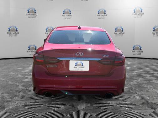Dynamic Sunstone Red 2022 INFINITI Q50 3.0t LUXE