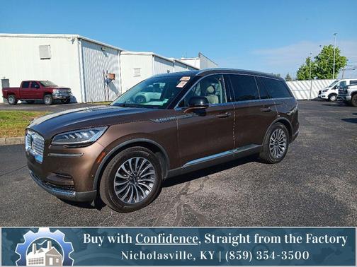Bronze Smoke Metallic Clearcoat 2022 Lincoln Aviator Reserve
