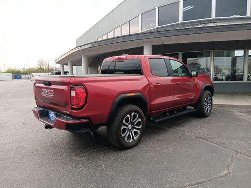 Volcanic Red 2023 GMC Canyon AT4