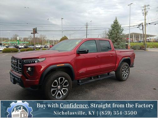 Volcanic Red 2023 GMC Canyon AT4