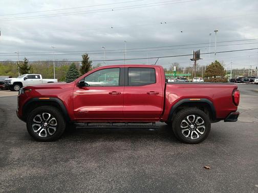 Volcanic Red 2023 GMC Canyon AT4