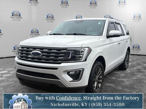 Star White Metallic Tri-Coat 2020 Ford Expedition Limited