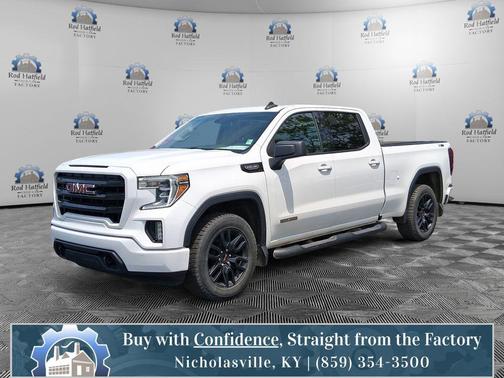 Summit White 2021 GMC Sierra 1500 Elevation