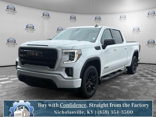 Summit White 2021 GMC Sierra 1500 Elevation