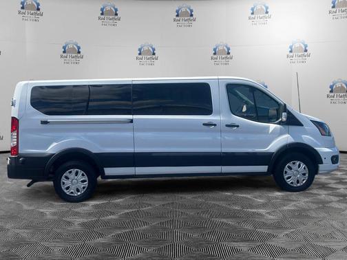Oxford White 2024 Ford Transit-350 XLT