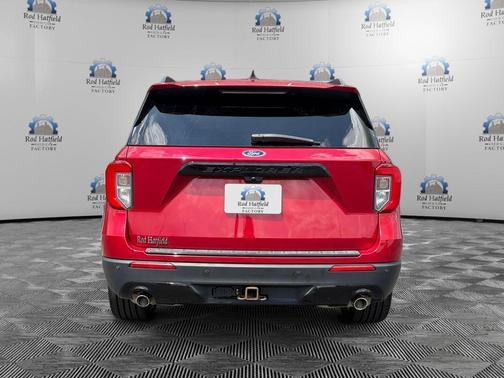 Rapid Red Metallic Tinted Clearcoat 2022 Ford Explorer ST-Line