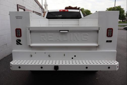 White 2023 RAM 3500 Tradesman 4x4 4dr Crew Cab 8 ft. LB SRW Pickup
