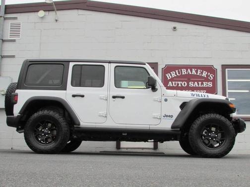 White 2024 Jeep Wrangler 4xe Willys