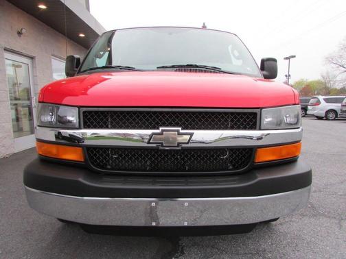 Red 2016 Chevrolet Express 3500 LT