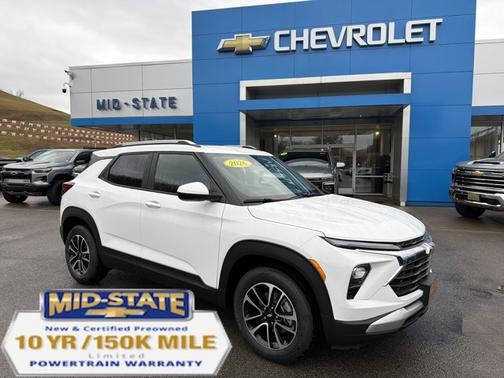 Summit White 2026 Chevrolet Trailblazer LT SUV