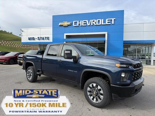 Northsky Blue Metallic 2022 Chevrolet Silverado 2500 Custom
