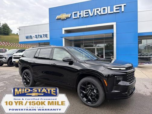 Mosaic Black Metallic 2026 Chevrolet Traverse AWD RS