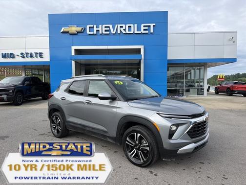 Sterling Gray Metallic 2025 Chevrolet Trailblazer LT