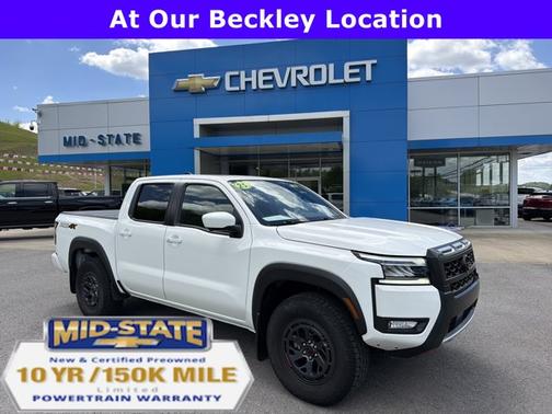 Glacier White 2025 Nissan Frontier PRO-4X