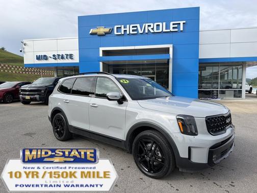 Wolf Gray 2024 Kia Telluride SX X-Line