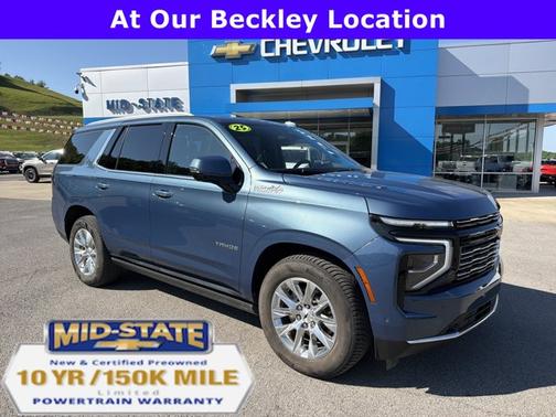 Lakeshore Blue Metallic 2025 Chevrolet Tahoe High Country