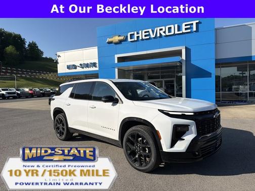 Summit White 2024 Chevrolet Traverse AWD RS