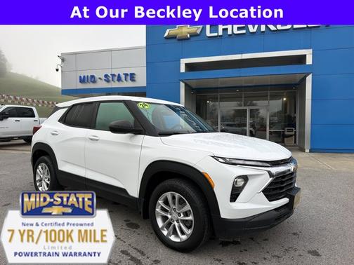 Summit White 2024 Chevrolet Trailblazer LS