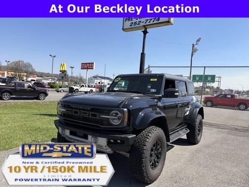 Shadow Black 2024 Ford Bronco Raptor