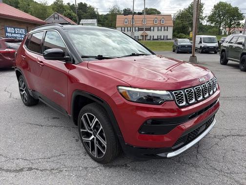 Red Hot Pearlcoat 2025 Jeep Compass Limited