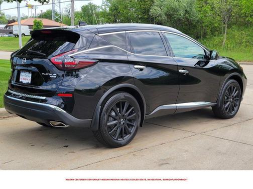 Super Black 2023 Nissan Murano Platinum Intelligent AWD
