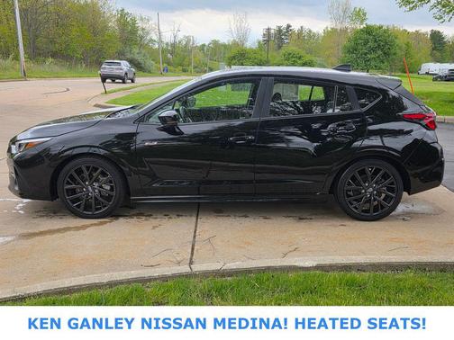 Crystal Black Silica 2024 Subaru Impreza RS