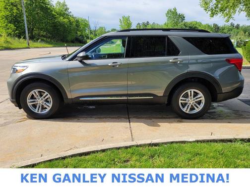 Silver Spruce Metallic 2020 Ford Explorer XLT