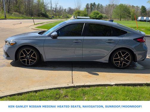 Sonic Gray Pearl 2023 Honda Civic Sport Touring