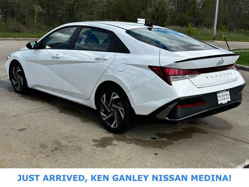 Serenity White 2025 Hyundai ELANTRA Sport
