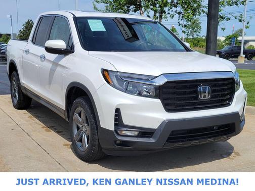 Platinum White Pearl 2023 Honda Ridgeline RTL-E