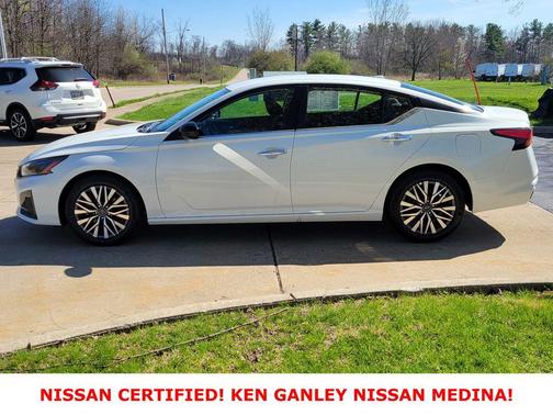 Glacier White 2025 Nissan Altima 2.5 SV