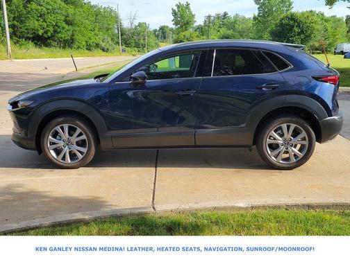 Deep Crystal Blue Mica 2023 Mazda CX-30 2.5 S Premium Package