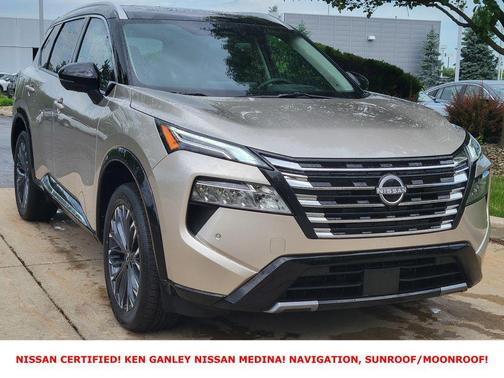 Champagne Silver/Black 2026 Nissan Rogue Platinum