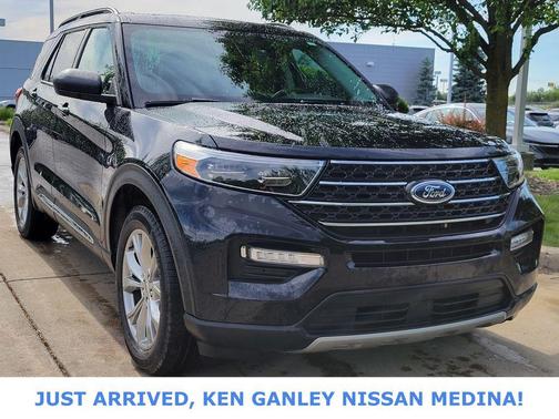 Agate Black Metallic 2023 Ford Explorer XLT